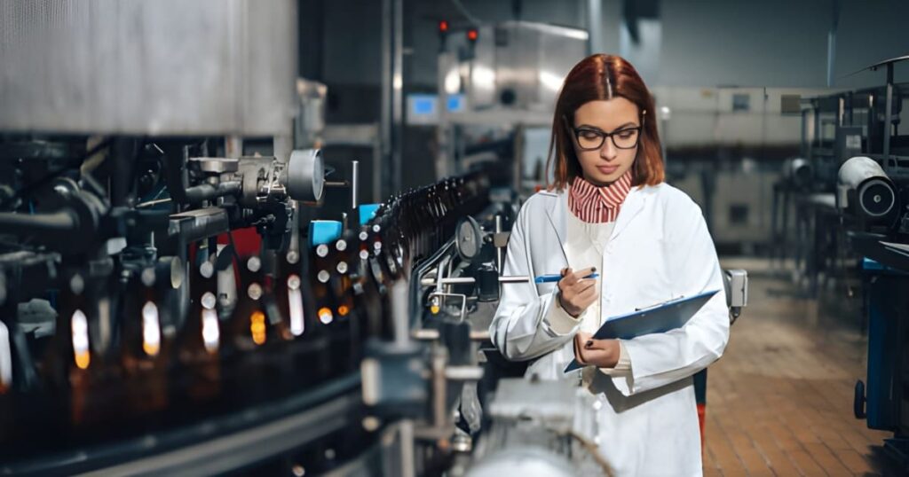 Línea de embotellamiento de Grupo Modelo