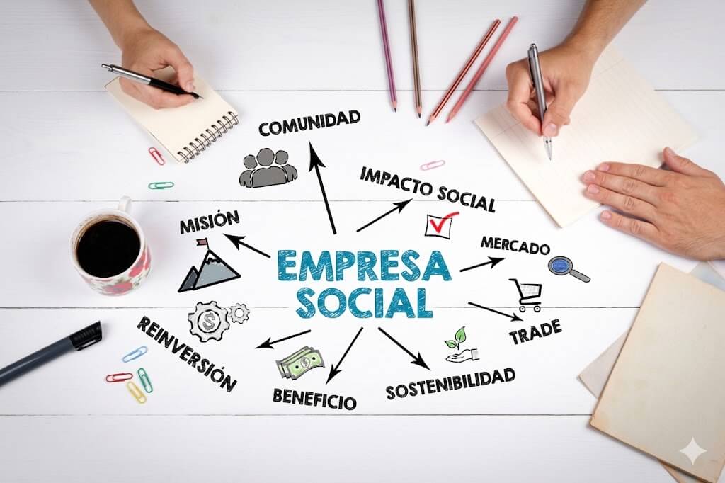 Planeación de emprendimiento social con requerimientos generales escritos e ilustrados