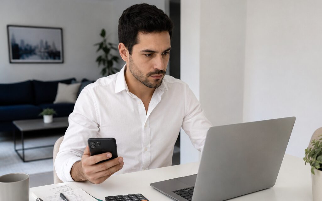 cómo ordenar finanzas personales, persona usando el metodo de finanzas personales